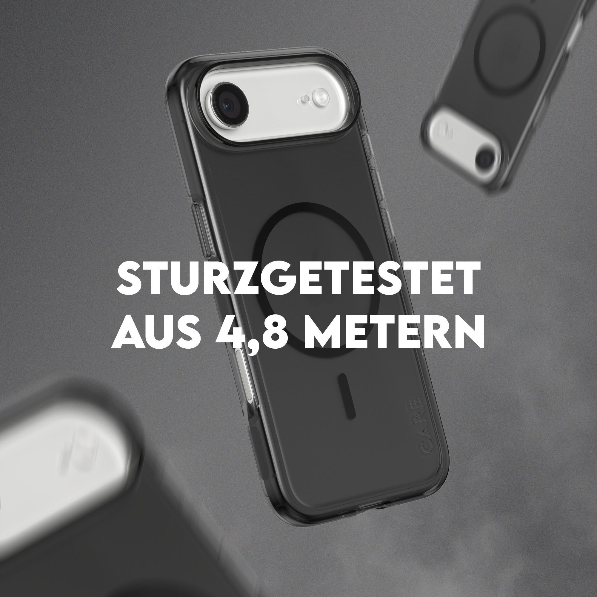 CARE™ by PanzerGlass® Urban Explorer Case Smokey m. Schwarz MagSafe iPhone Air